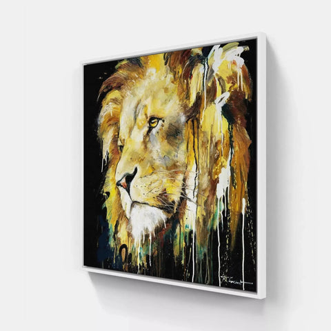 Lion canvas wall art
