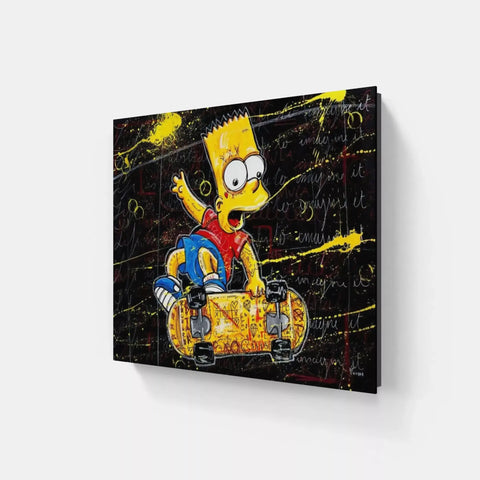The simpsons simpson canvas print