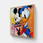 Mickey and pluto canvas