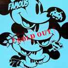A mickey mouse with the word’mickey’on it