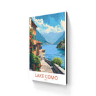 Lake Como travel poster.