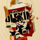 A painting with a mouse on it