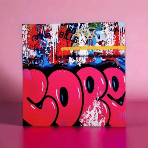 C - 03 By Cope2 - Limited Edition Handcrafted Canvas Art Prints