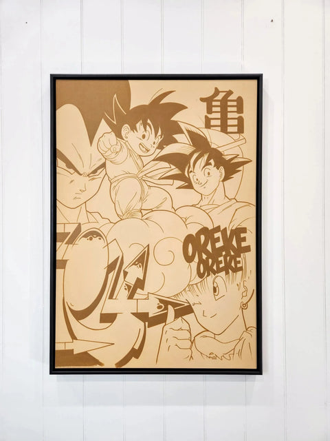 Goku By Mr Oreke - Limited Edition Handcrafted Original Artworks