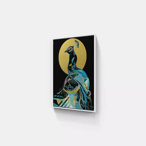 Golden Peacock By Nicolas Blind - Limited Edition Handcrafted Canvas Art Prints
