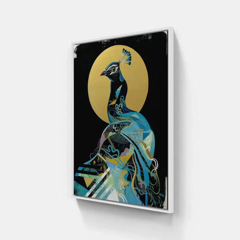 Golden Peacock By Nicolas Blind - Limited Edition Handcrafted Dibond® Art Prints