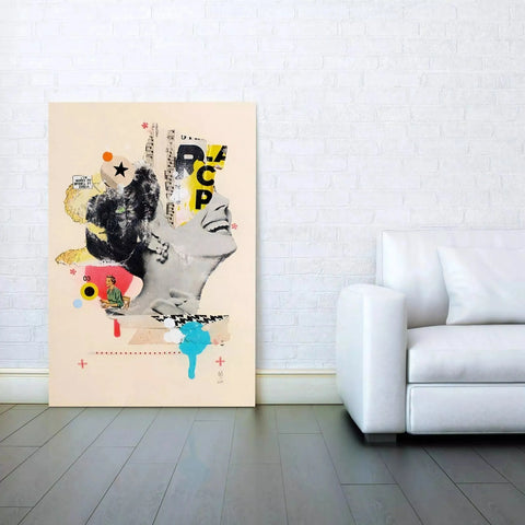 Hapiness By Graphikstreet - Limited Edition Handcrafted Canvas Art Prints