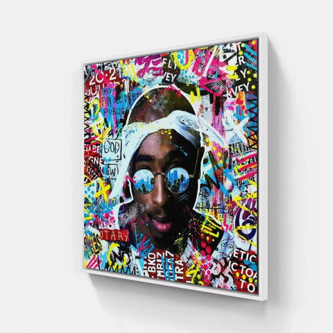 Tupac By Aiiroh - Limited Edition Handcrafted Dibond® Art Prints